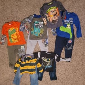 Boys Disney Dinosaur Clothing Bundle Size 5-6